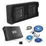 Kicker 49DL7TDF122, NVX VAD17001v2 Amplifier and XKIT42 Wiring Kit Image 1