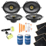 2 Pairs Kicker CSC68 Speakers (46CSC684) w/ Free Speaker Install Kit Image 1