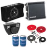 Kicker Subwoofer & Amplifier (CDF104, CXA400.1) w/ Free Amp Install Kit Image 1