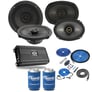 Kicker KS Series 6.5" & 6x9" Speakers + NVX Amp w/ Free Amp Install Kit Image 1