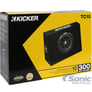 Kicker 10" Subwoofer (43TC104) + Amplifier (46CXA4001T) w/ Free Amp Install Kit Image 4