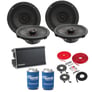 2 Pairs Kicker KSC65 Speakers + CXA360.4 Amplifier w/ Free Amp Install Kit Image 1