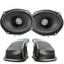 Kenwood eXcelon XM69R + Saddlebag Kit; fits select 1993-2025 Harley Davidson Image 1