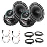 NVX Complete N-Series Speaker Upgrade Kit for 2007-2013 Nissan Versa Image 1