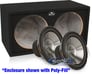 2200W Pair of Infinity Reference 1262W Subwoofers + Sealed Enclosure Bass Package Image 1
