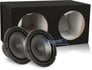 1000W Massive Audio V 10 Subwoofers + Enclosure Bass Package Image 1