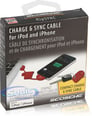 Scosche IPUSBMR flipSYNC Keychain iPod/iPhone Sync/Charge Cable (Red) Image 3