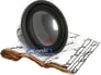 1800W Alpine + Sound Dampening Material Bass Bundle Image 1