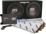 1200W MTX Audio  + Sound Dampening Material Bass Bundle Image 1