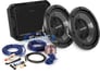 1600W Kenwood + Power Acoustik Complete Bass Package Image 1