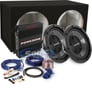 1600W Kenwood + Crunch Complete Bass Package Image 1