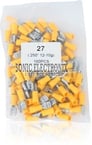 Female Quick Disconnect YELLOW Connectors .250" 12-10G (100 Pack) Image 2