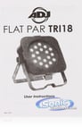 American DJ FLAT PAR TRI18X (FLA837) Image 5