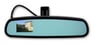 Crimestopper SV-8000 Rearview Mirror w/ Monitor Built-in Image 1