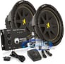 Kicker 2-10C108 + RE Audio VLS-1 Bass Processor Bundle Image 1