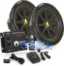 Kicker 2-10C128 + RE Audio VLS-1 Bass Processor Bundle Image 1