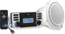 Clarion CMD6 Receiver with JBL Marine MPS1000 Subwoofer Image 1