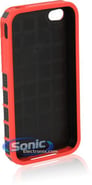Ventev iPhone 4 GridX Case (Black/ Red) Image 1