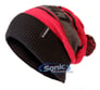 Aerial7 MAYRHOFEN Sound Disk Sports Beanie - Red/Black Image 2