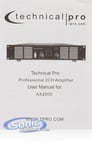 Technical Pro AX2000 Image 5