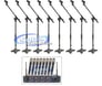 VocoPro UHF-8800 w/ 8 Free Mic Stands Image 1