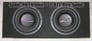 (2) Audiobahn AW831T 8" + (2) Chrome Grills + (1) Dual 8" MDF Sub Enclosure Image 2