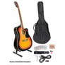 Pyle PGAKT40SB 41" Sunburst Acoustic Guitar Package Image 1