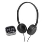 Coby CV140BLK Black Jammerz DJ Style Headphone and Earbud Combo Image 1