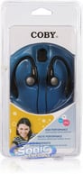 Coby CVE93 (CV-E93) Athletic Sport Isolation Stereo Headphones - Black Image 2