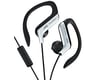 JVC HAEBR80S (HA-EBR80-S) Active Sports Ear-Clip Headphones with iPod/iPhone Remote and Mic - Silver Image 1