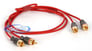 NuForce RCA to RCA Transient Cable (CABLE-RR-MM-1M) 1 Meter - Red Image 1