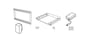 SHARP RK-51K30 Built-In Trim Kit for Microwaves Image 1