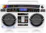 Lasonic i931BT (i931-BT) White Bluetooth Ghetto Blaster Player Boombox - Open Box Image 3