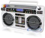 Lasonic i-931BT (White) Bluetooth Ghetto Blaster Image 4