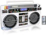 Lasonic i-931x (white) Ghetto Blaster with iPod/iPhone Dock Image 1