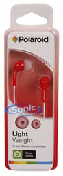 Polaroid (PEP14-RED) Red In-Ear Headphones Image 3