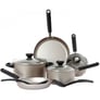 Farberware Electrics 21089 Platinum 10 Piece Premium Nonstick Cookware Set Image 1