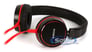 Sony MDR-ZX600/BLK (MDRZX600/RC) DJ Style On-Ear Headphones - Black/Red Image 4