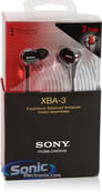 Sony XBA-3 (XBA3) Three-Way Driver Earbuds/In-Ear Headphones Open Box Image 6