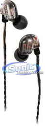 Westone UM3X-RC (Clear/Black) Triple Driver Professional In-Ear Monitors with Removable Cable Image 1