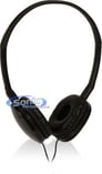 JVC HAS160B (HA-S160B) FLATS On-Ear Headphones - Black Image 1