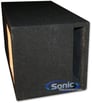 10" Square Hole, Long Rear Slot Ported Enclosure for Kicker Solo-Baric L3 / L7 Subwoofers (Open Box) Image 2