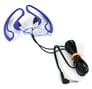 Sony MDR-J10 (MDRJ10) Active Sports Headphones Ear-Clip Earbuds - Blue Image 2