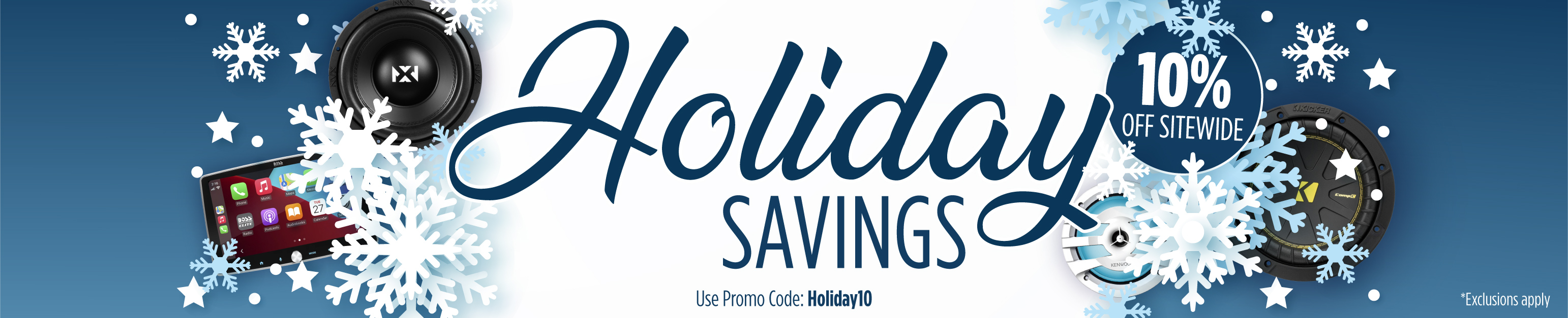 Cyber Week Sale at Sonic Electronix