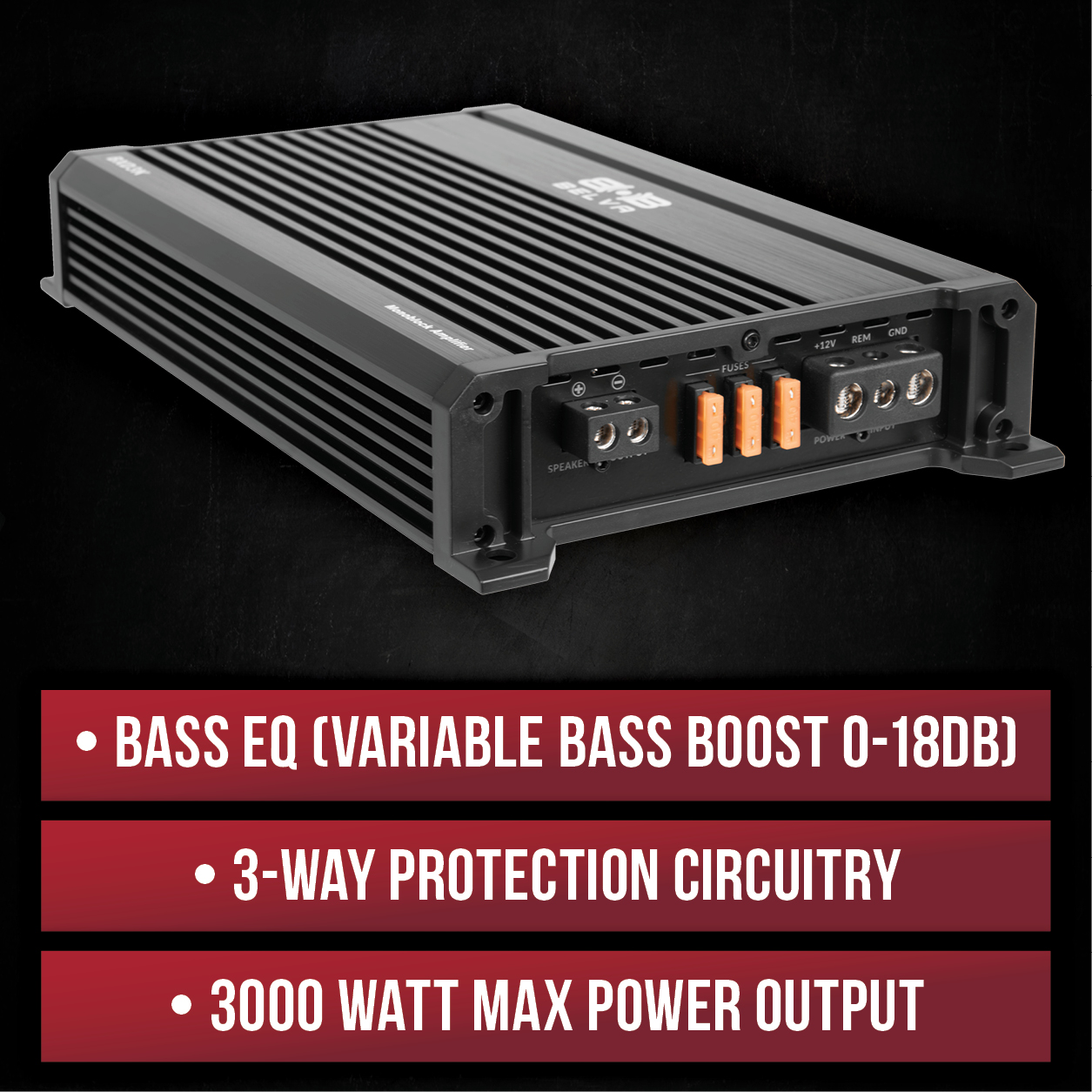 Bass EQ, Protection Circuitry, Max Power Output