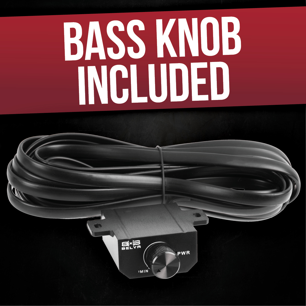 Bass Knob Included