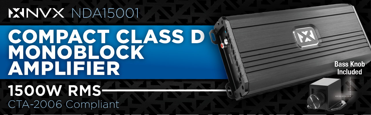 Compact Class D Four Channel Amplifier