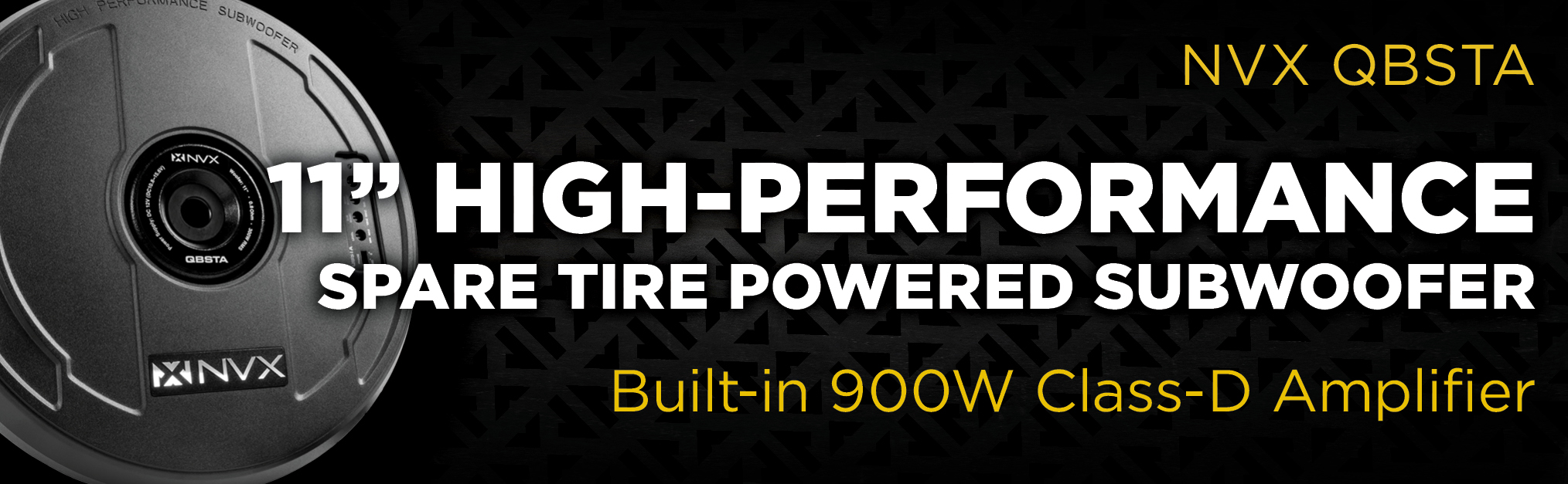 Eleven Inch Powered Spare Tire Subwoofer