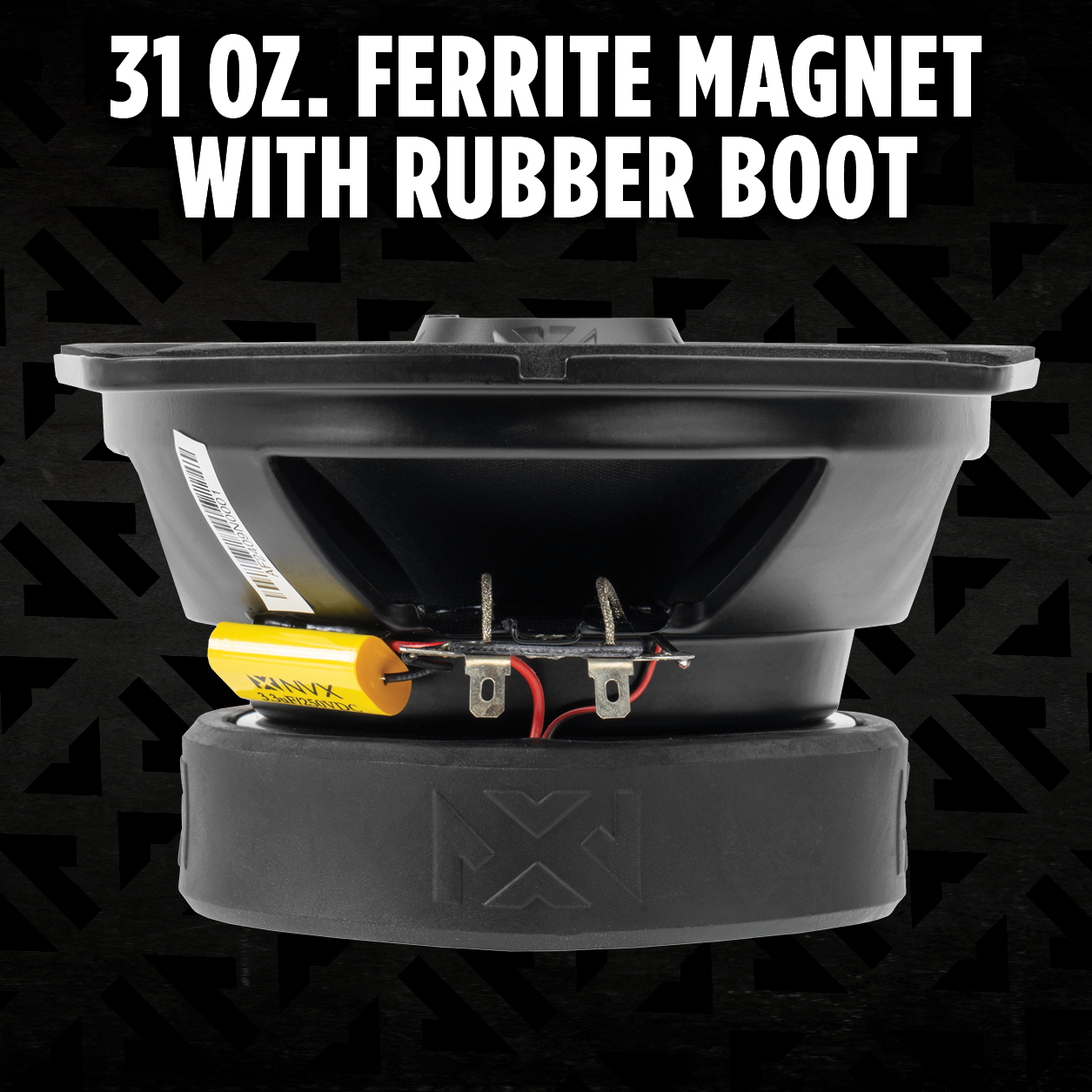 Thirty ounce Ferrite Magnet with Rubber Boot 