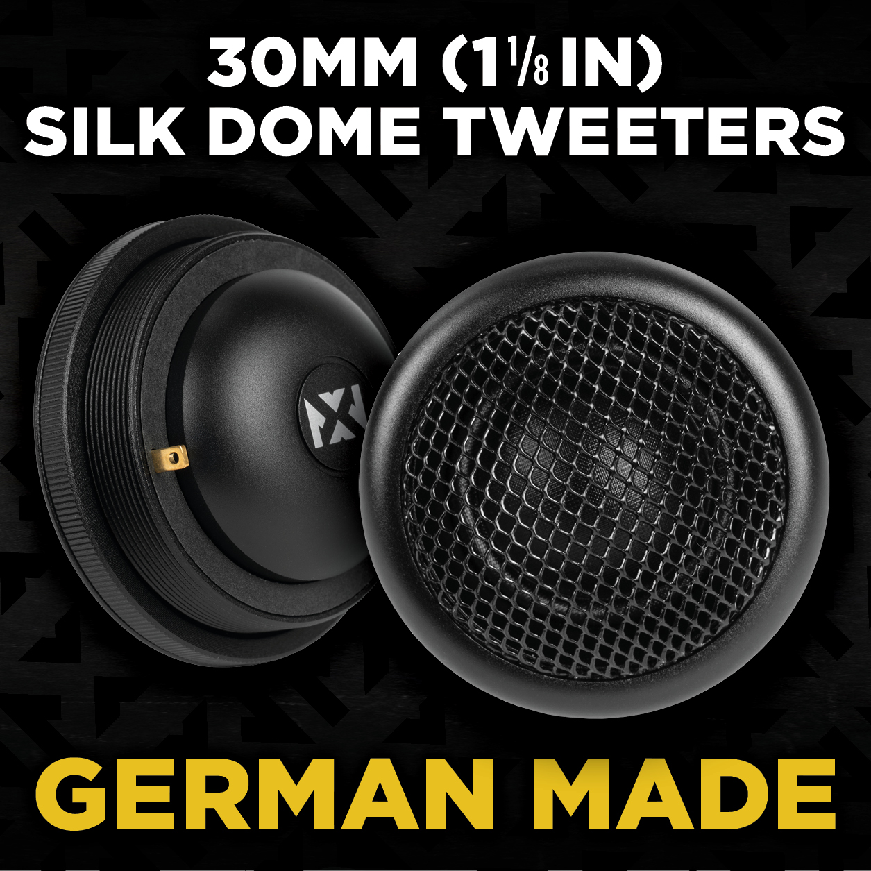 Thirty Millimeter Silk Dome Tweeters 